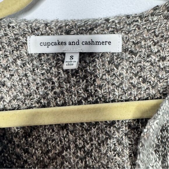 Cupcakes & Cashmere Kline Tonal Leopard Cardigan Size Small - Picture 5 of 7